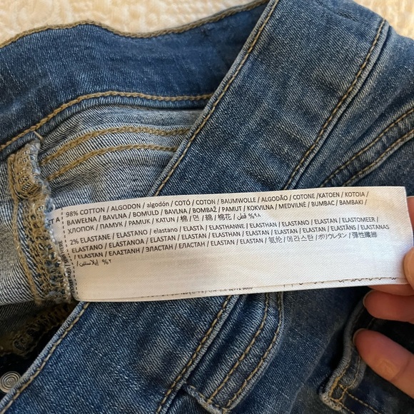 Mango Teen XS Button Fly High Rise Flare Jeans - Picture 3 of 5